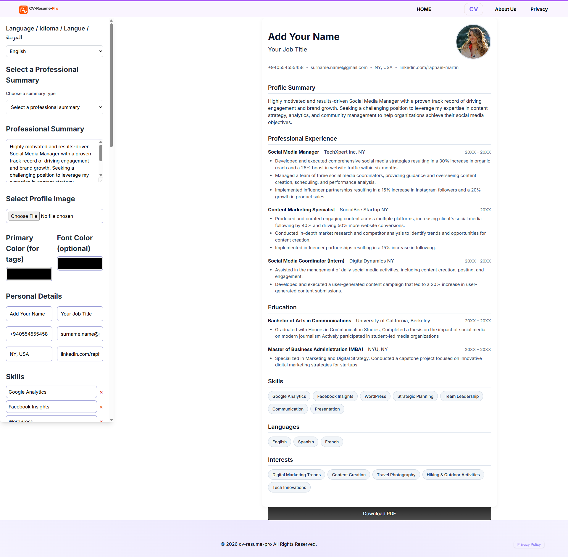 College student first job resume samples for freshers